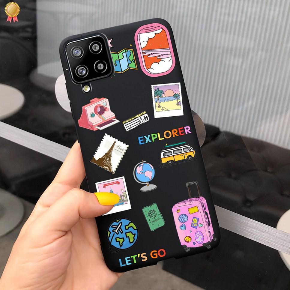 Für Samsung Galaxy A12 A42 Hülle Niedliche Cartoon Weiche Silikon Stoßstange Abdeckung Für SamsungA12 Funda Samsung A12 A42 A 12 42 Handyhülle