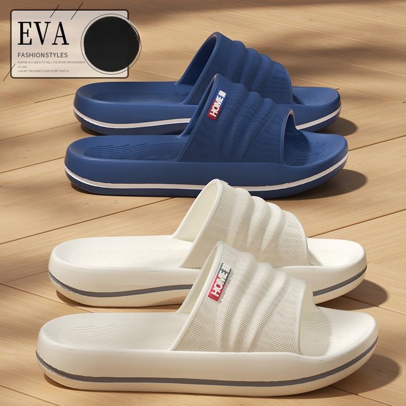 

2025 Summer Unisex Thick Sole EVA Slip-Resistant Cloud-Like Comfort Indoor Outdoor Bathroom Slippers for Women 38-39 рожевий