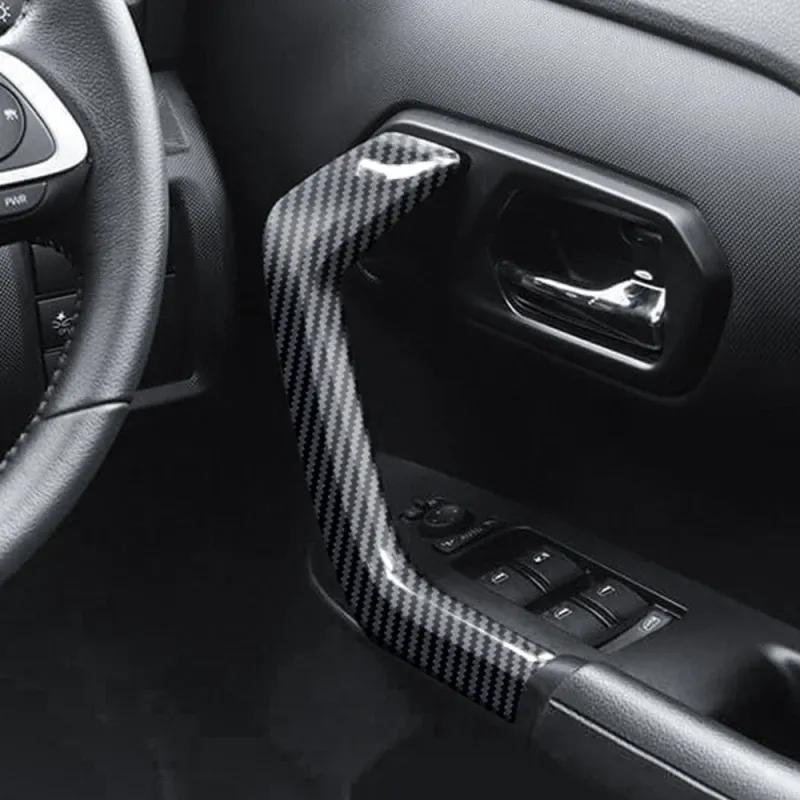 LHD For Toyota Raize A200    ABS Carbon Look Armrest Window Switch Center Console Gear Box Panel Cover  Accessories