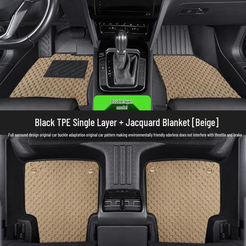 SWM X7/G01 Eco-Friendly Odorless TPE Car Floor Mats for 16-25 Models, Fully Enclosed