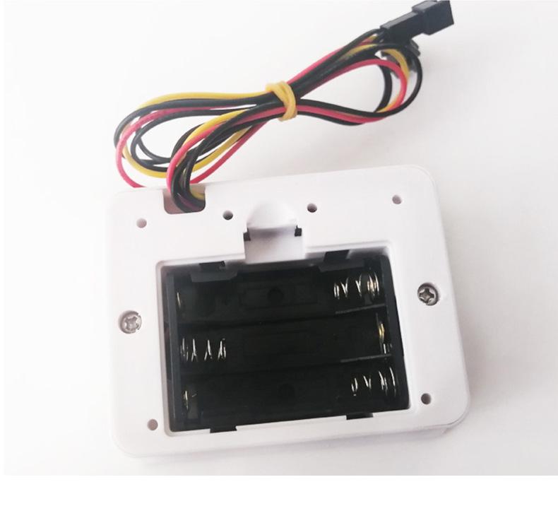 Low-Power Smart Electronic Water Flow Meter with Digital Display, 4-Point Sensor, Battery-Powered