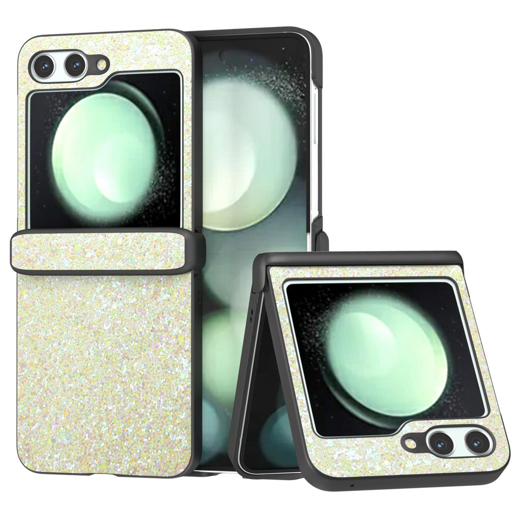 For Samsung Galaxy Z Flip7 FE 5G/Z Flip6 5G Easy Folding Wholesale Phone Case PC+PU Leather Phone Shell