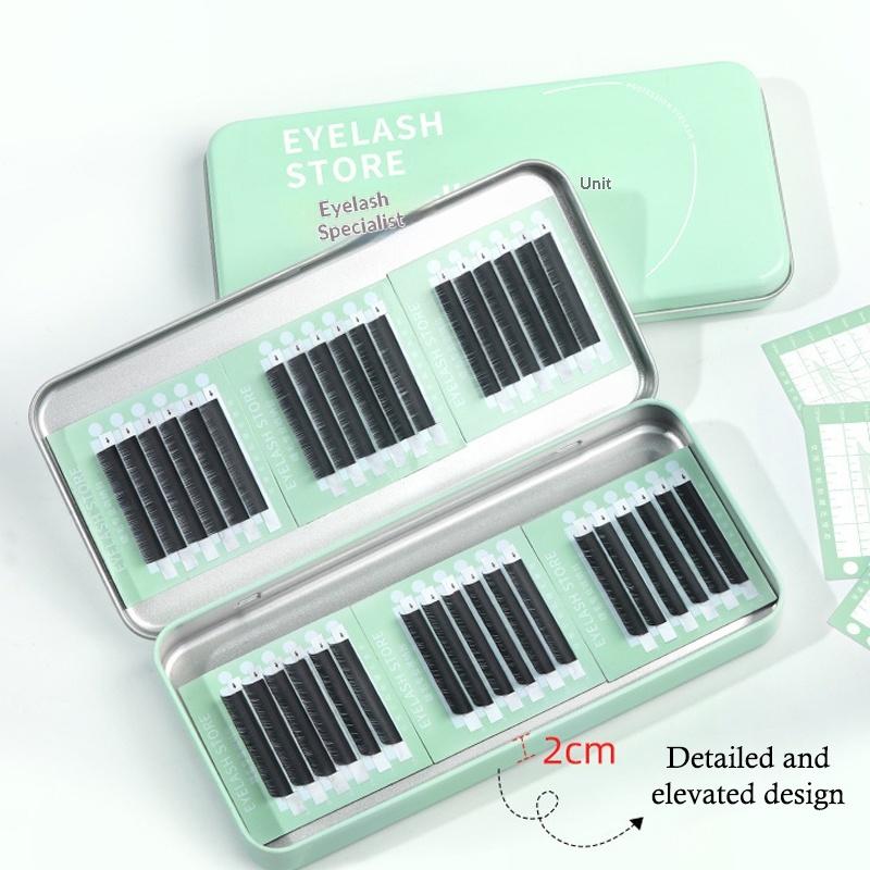 Magnetic Single Layer Lash Extension Storage Box Display Box For False Eyelash Eyelash Strips For Individual