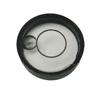 Circular Glass Bubble Level  Round Spirit Level Diameter 14mm with Black Shell and Ticks 1pcs