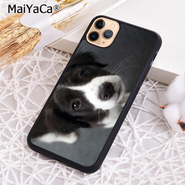 Beautiful Fun Border Collie Dog Puppies Phone Case For iPhone 17 Air 16 15 14 plus 12 13 pro max coque