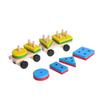 Delightful Kids Developmental Toys Train Truck Wooden Geometric Blocks Baby Educational Toy