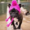 Fashion Warm Earmuffs Drawstring Pet Headgear Dog Ear Muffs Dog Warm Hat Pet Cap