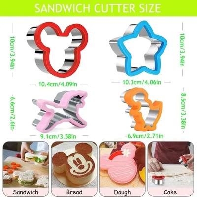 25 Piece Sandwich Mold Set, Cartoon Fruit Printing Mold, Baking Biscuit Mold, New