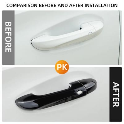 Car Exterior Door Handle Cover Trim Decoration for MG 4 MG4 EV Mulan 2025 2025 2025 LHD Accessories ABS Carbon Fiber