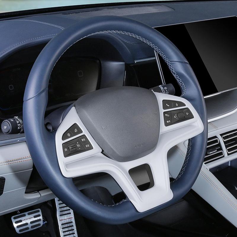 For BYD Sealion 6 Seal U Song Plus DM-i EV 2024 2025 Steering wheel decorative sticker frame Interior modification