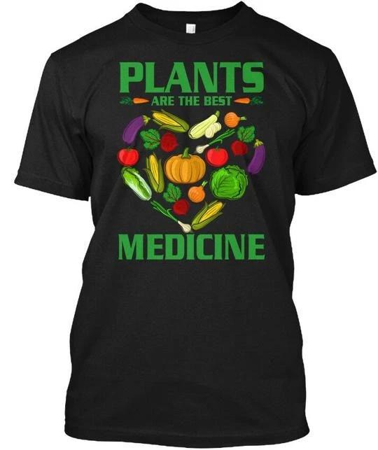 Vegan Plants Are The Best Medicine T shirt Made in the USA Size S to 5XL 2XL