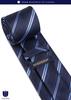 [HISDERN] Men's Tie Set - Brand Name Tie, Business Silk Tie, Pocket Square Set for Job Hunting, Employment, and Entrance Ceremonies HC-08