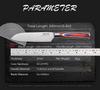 Damascus Steel Pattern Santoku Knife Professional Japanese Chef's Knife Sharp Enough for Slicing Meat Fish Fruit Kitchen Cleaver
