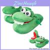 Fun Crocodile Plush Cotton Slippers Soft Non-slip Home Footwear