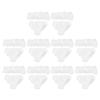 10set Disposable Bras and Panties Breathable Multifunctional Salon Top Garment Underwear for SPA Sauna White