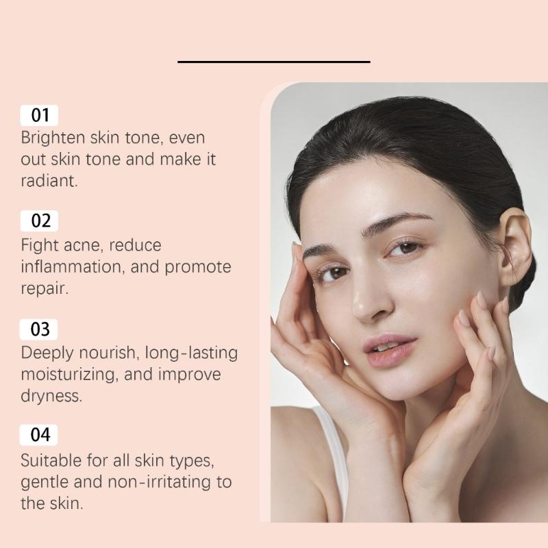 Turmeric Brightening Moisturizing Cream 50g/1.76oz Face Cream For Glowing Smoothing Skin Women Skincare Supplies