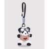 Whimsical Knitted Jinnew Sweater Pilot Panda Keychain In Soft Material Plush