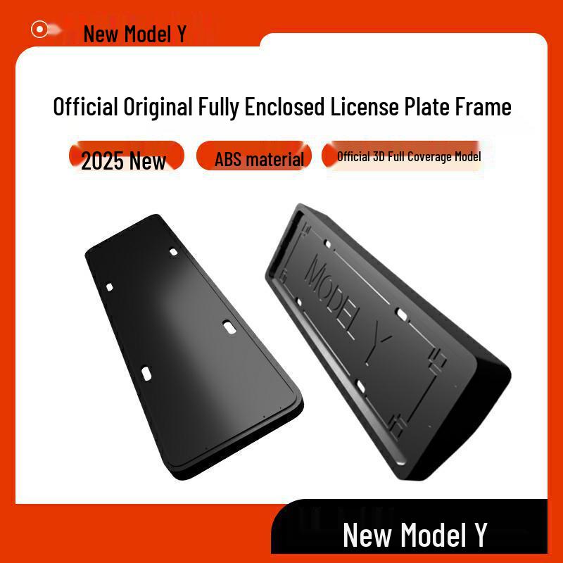 Kompatibilní rámeček na SPZ pro Tesla Model 3/Y/L - Plná ochrana, Edice 2025.