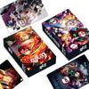 Demon Slayer Double Sided Lomo Cards 30 Pcs Boxed HD Printed Anime Peripheral Cards For Anime Fans As Bookmark Greeting Card