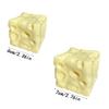 Shapeable Cheese Pinch Non-Bounce Squishy Texture Jumbo Cheese Cube Stress Ball Anti-Stress ASMR Sensory Stress Birthday Gift