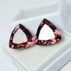 Natural Padparadscha Sapphire 16 Ct Trillion Pair Certified Beautiful Gemstone