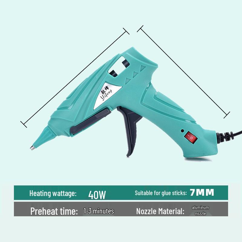 Multicolor High Viscosity Hot Melt Glue Gun for Handmade Jewelry and Crafts