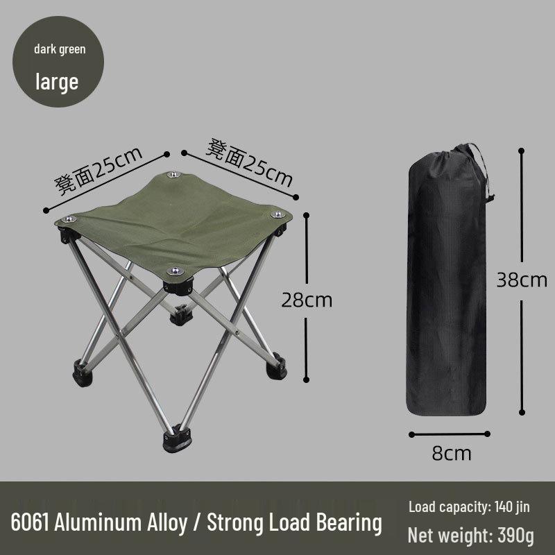 Portable Aluminum Alloy Folding Sketching and Fishing Stool