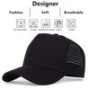 Unisex Solid Color Breathable Baseball Caps Spring Summer Outdoor Adjustable Casual Sun Hat
