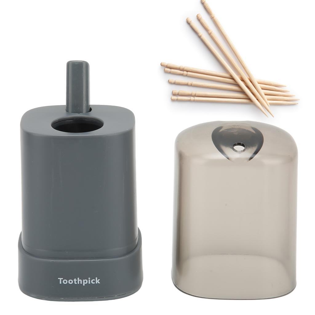 Toothpick Holder Thickening Automatic Toothpick Dispenser for Kitchen Restaurant
