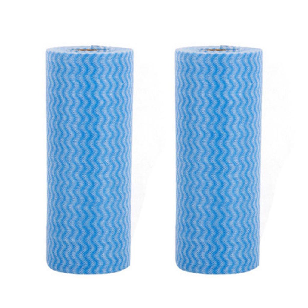 50 Unidades/Rollo Toallas de Limpieza Reutilizables Paño de Limpieza Trapos de Cocina Papel de Cocina Práctico Duradero Multiusos Suministros para el Hogar