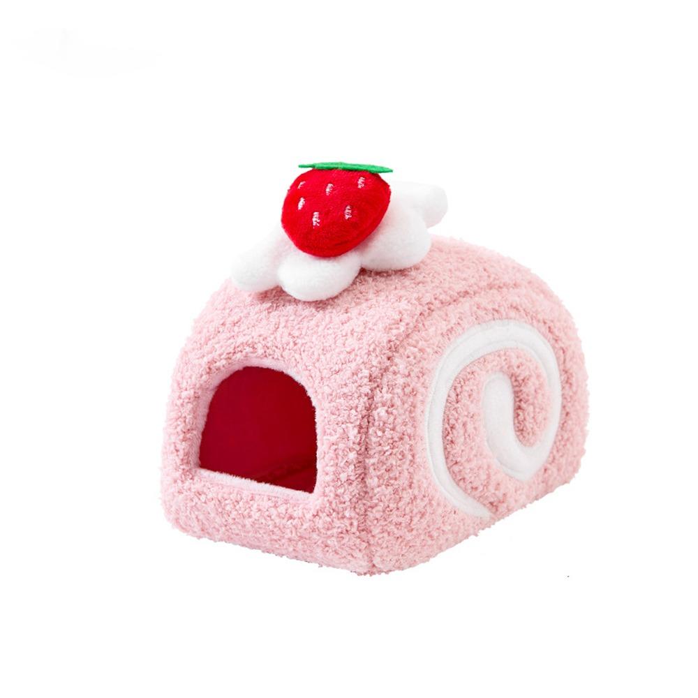 Warm Plush Hamster Cage Cute Pet Sleeping Bag Chinchilla Shelter Bird Hiding House  Small Animal