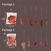 652F Realistic Blood Splattered Hands Feet Organ Decorations Durable Latex Hanging Ornament For Horror Home Display
