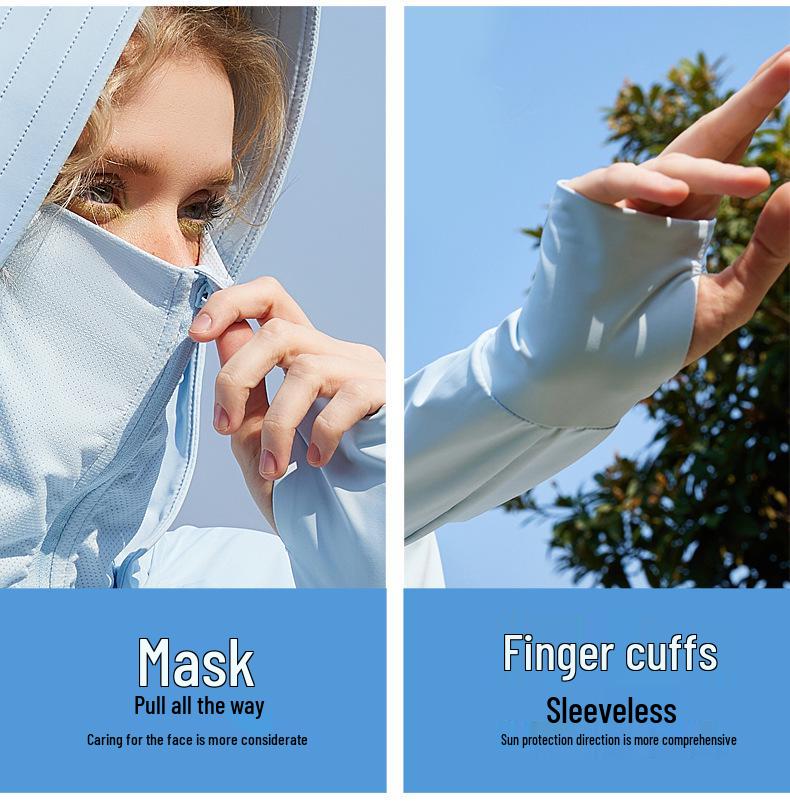 Women's UPF 50+ Ice Silk Sun Protection Jacket: Lightweight, Breathable, Plus Size, Anti-UV Summer Top