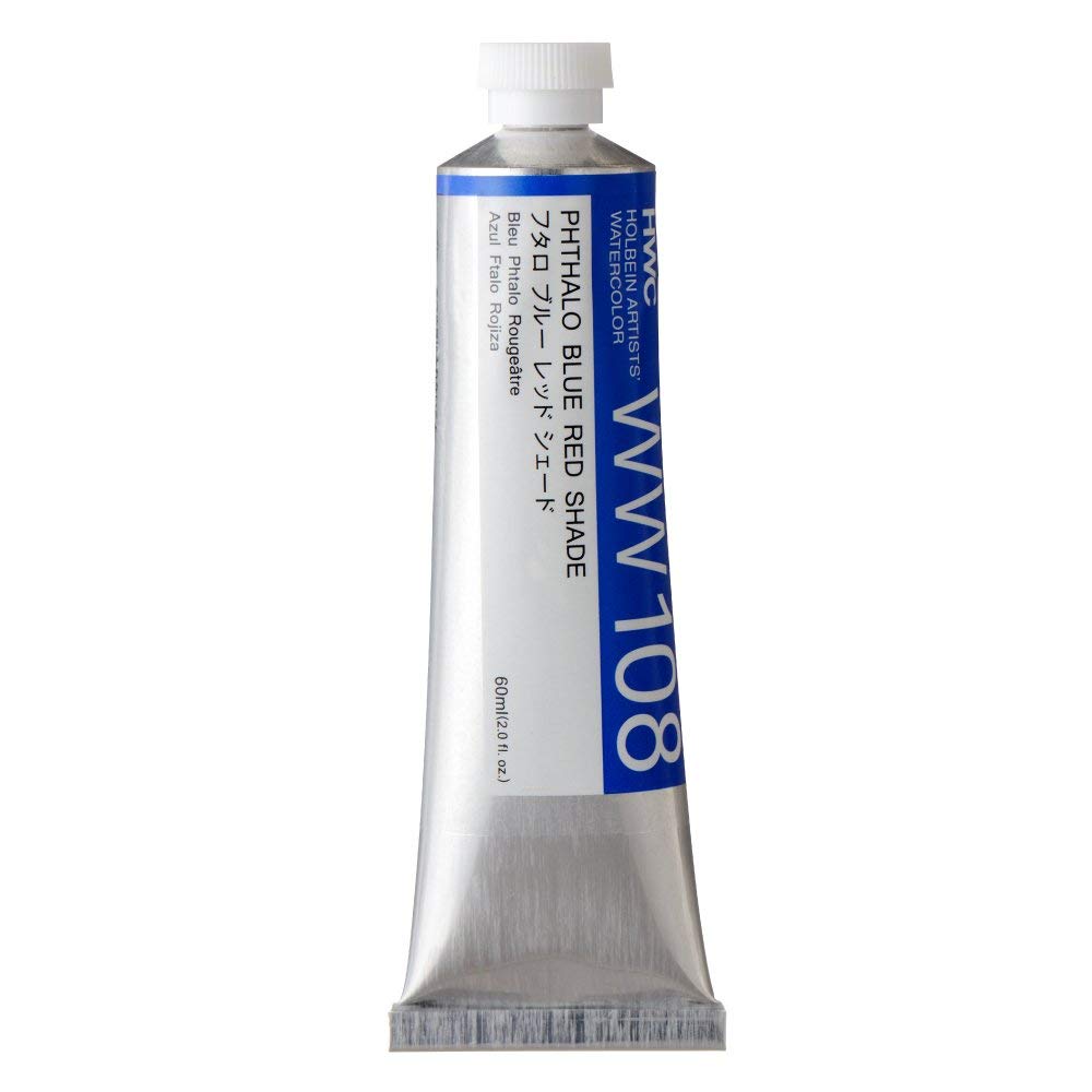 

Holbein Transparent Watercolor Paint WW108 60ml Phthalo Blue Red Shade 13108
