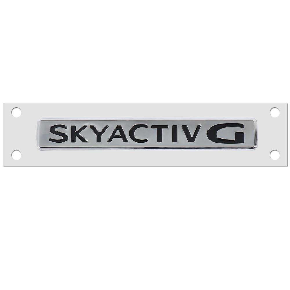 3D ABS Skyactiv Amblemi Stylingli Araba Yan Çamurluk Gövde Dekorasyon Etiketi Çıkartması Mazda 2 3 5 6 Axela Atenza Speed 6 CX-3 CX-4 İçin