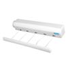 White Retractable Clothesline Punch Installation Laundry Drying Line  Balcony Bathroom Laundry Room