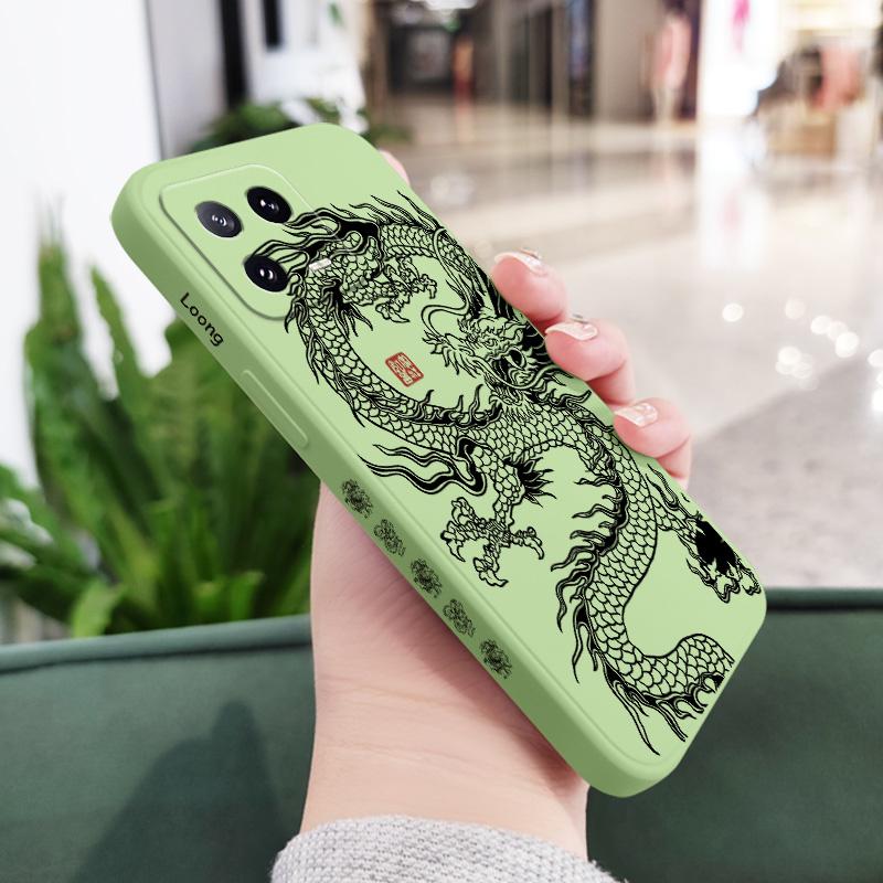 

Dragon Wings Fly Phone Case For Xiaomi Mi 15T 14 14T 13 13T 12 12X 12T 12S 11 11T 10 10T 9 9T Pro Lite Liquid Silicone Cover Xiaomi 15T Pro світло-зелений колір