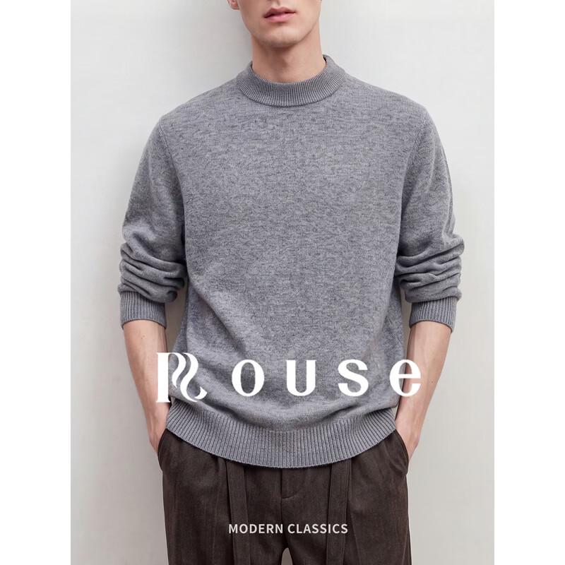 Men's Premium Wool-Cashmere Blend Crew Neck Pullover