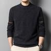 Pierre Cardin Men's Premium Wool Blend Crew Neck Sweater
