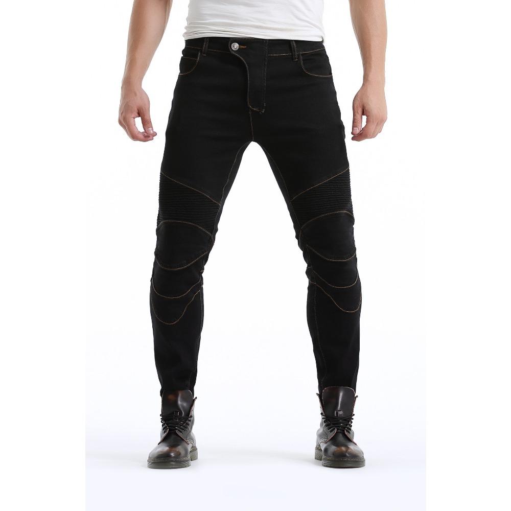 New product motorcycle jeans, four seasons locomotive elastic anti-drop cycling pants, waterproof rain protection, extended protective gear