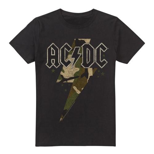 AC/DC Mens Camo Bolt T-Shirt