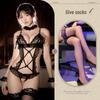 Pure Desire Lace Temptation Open Crotch Maid Bodysuit