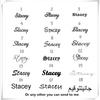 Custom Name Long Chain Threader Earrings For Women Girls Personalization Name Dangle Drop Earring Stainless Steel Jewelry Gift