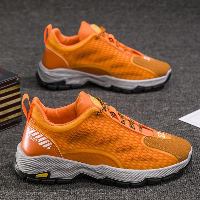 Large size men's sneakers breathable fashion lightweight breathable soft bottom breathable low top running shoes men's shoes