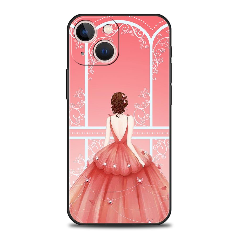 Fashion Pretty Girl Evening Dress Phone Case For Samsung Galaxy S26 S25 S24 S23 S22 S20 Ultra S21 FE 5G S10 Plus Cover
