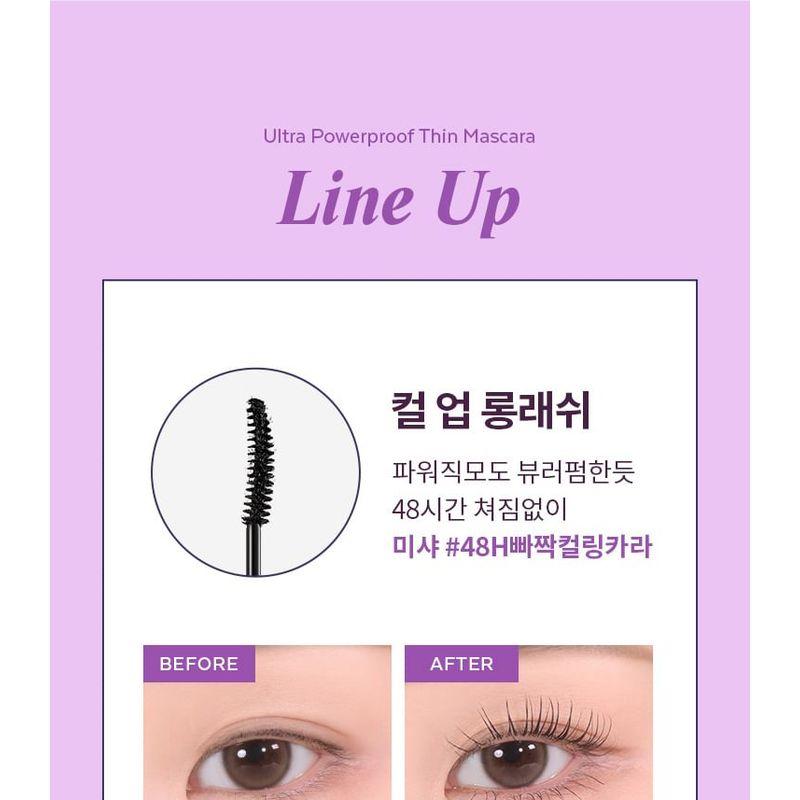 MISSHA Ultra Powerproof Thin Mascara - 3 Types