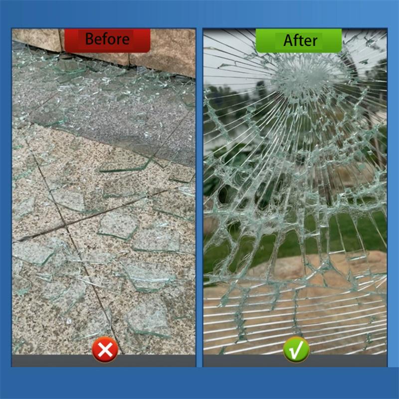 4mil Thickened Transparent Glass Explosion-proof Film Bathroom Tempered Glass Film Shatter-proof Explosion-proof Safety Window Sticker