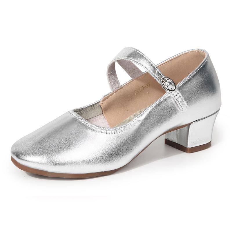 

2025 новая женская обувь серебряная обувь для танцев женская обувь для латиноамериканских танцев обувь для бальных танцев танцевальная обувь на мягкой подошве женские туфли 34 серебряный