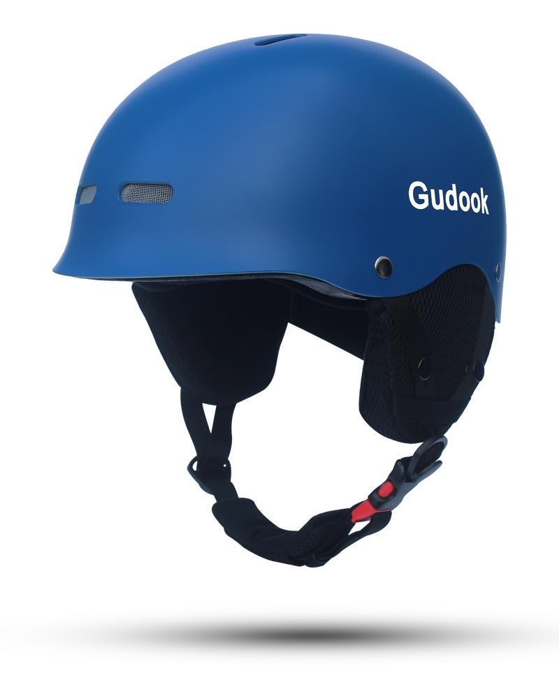 CE Certified Detachable Snow Sports Safety Equipment Helmet for Snowboard Ski Snowboard Snow Helmet Ski Helmet L синий