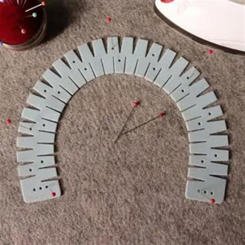 Silicone Hemmer Professional Sewing Tool Hem Ruler Sewing Auxiliary Tool Multiple Colors